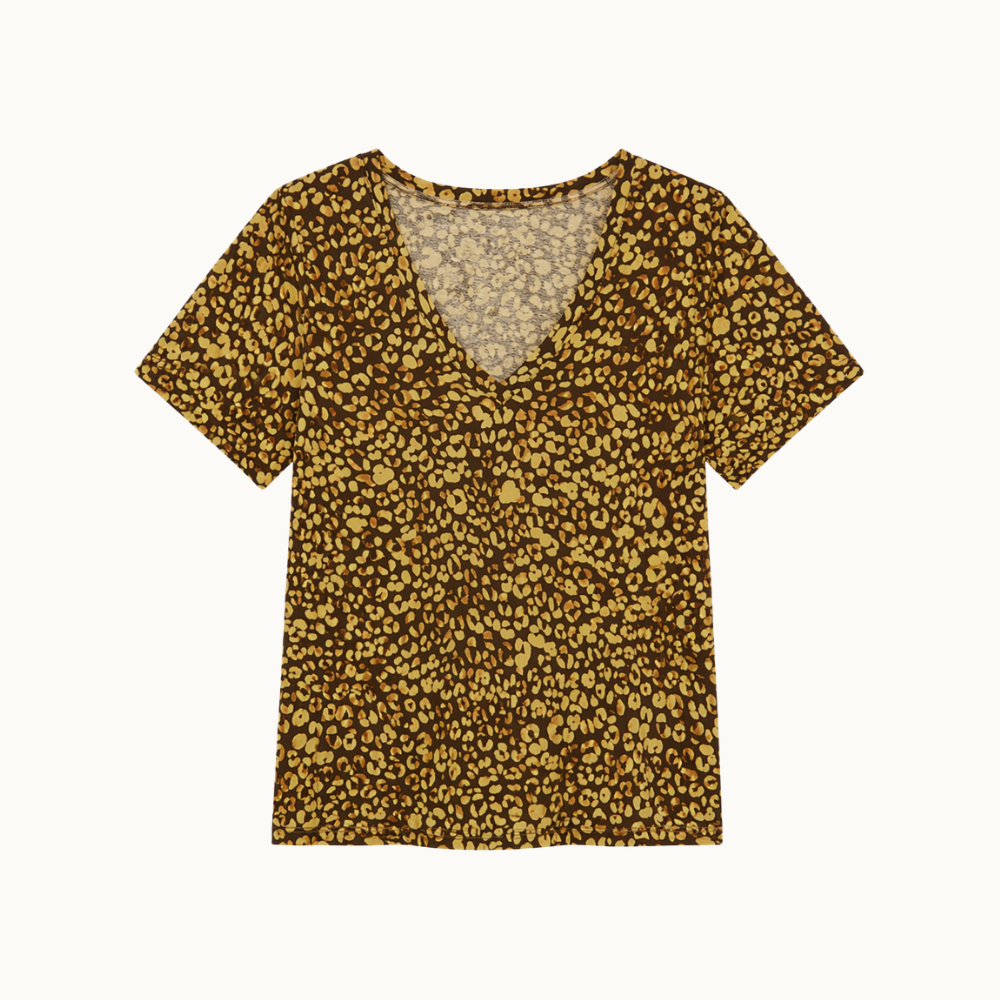 TEE DECOTE V MANGA CURTA CROCO TINA