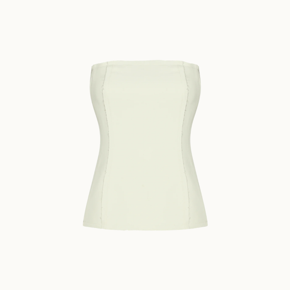 TOP CORSET A FIO CREPE HEAVY PATOU