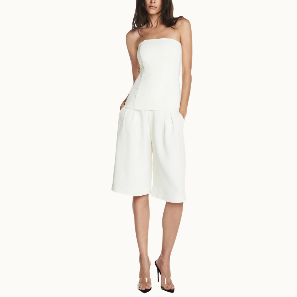 TOP CORSET A FIO CREPE HEAVY PATOU