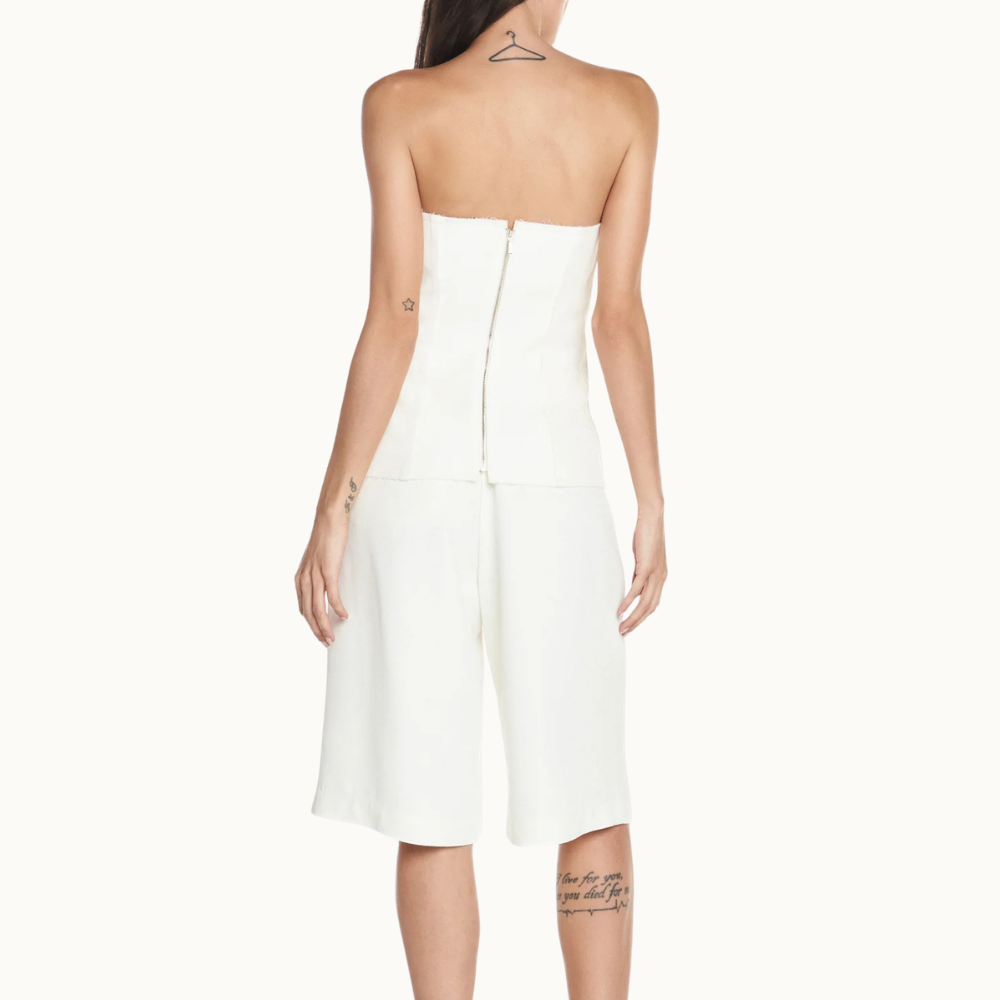 TOP CORSET A FIO CREPE HEAVY PATOU
