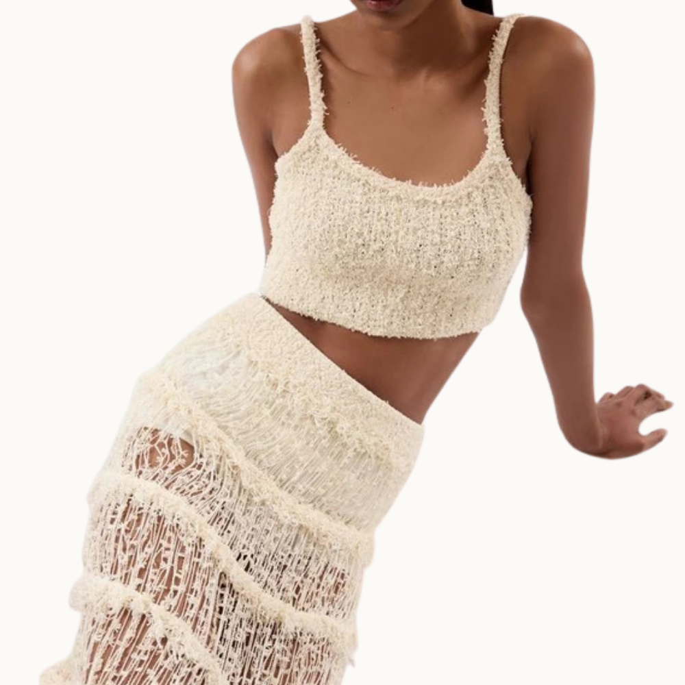 TOP FRANJA BOUCLE GABRIELA