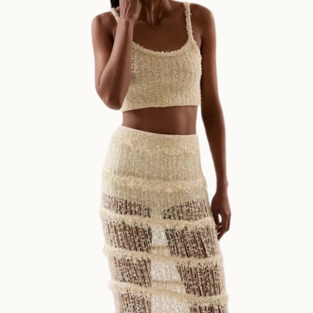 TOP FRANJA BOUCLE GABRIELA