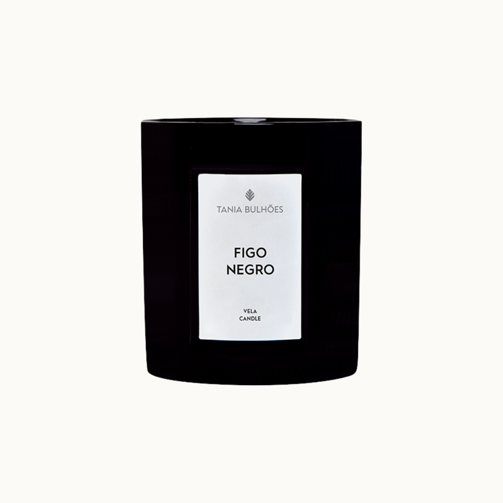 FIGO NEGRO VELA PORCELANA PRETA 220G
