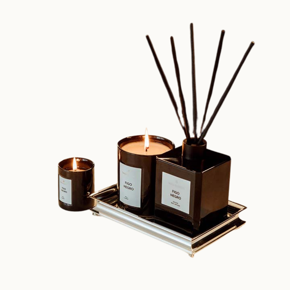 FIGO NEGRO VELA PORCELANA PRETA 220G