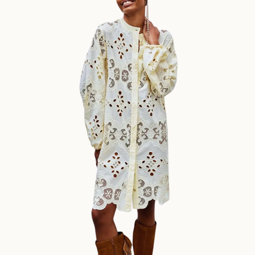 VESTIDO COTTON TREVO TORY