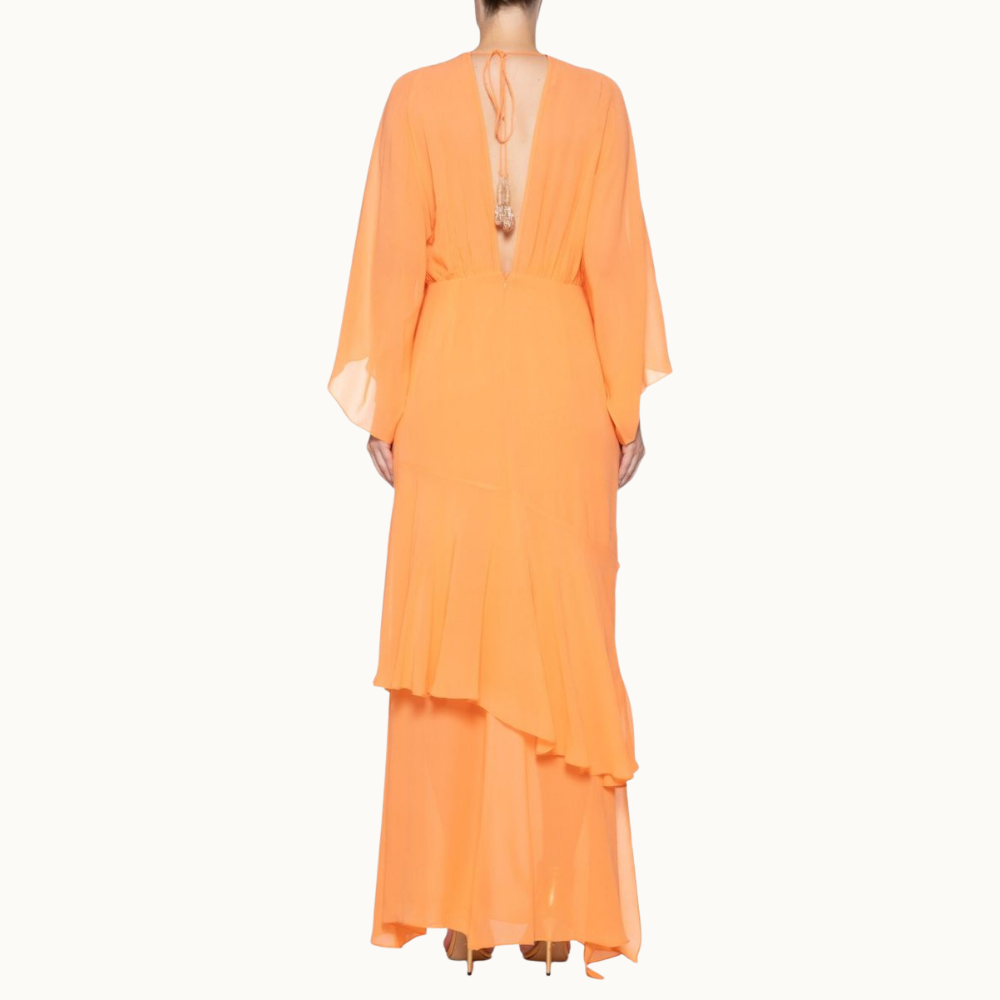 VESTIDO FLOWY PÊSSEGO