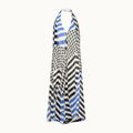 VESTIDO DE GEORGETTE MIDI FRENTE UNICA