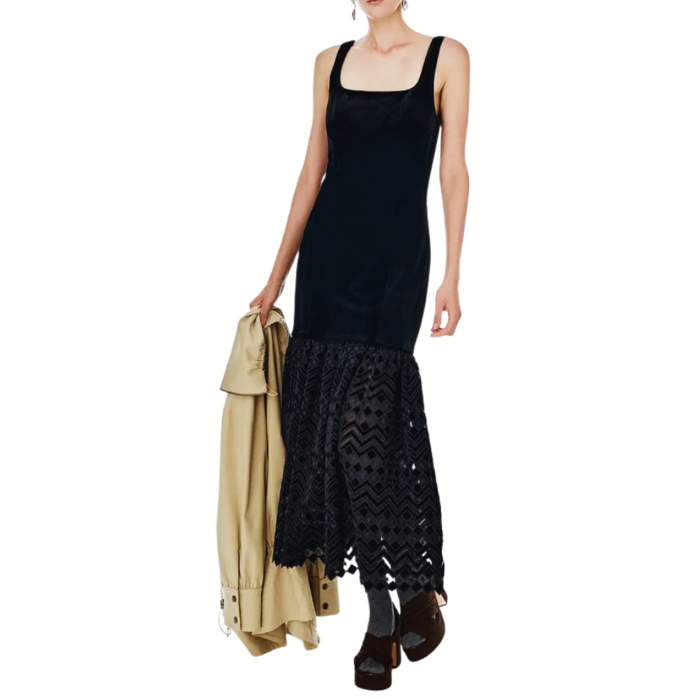 VESTIDO GUIPURE GEO ISIS