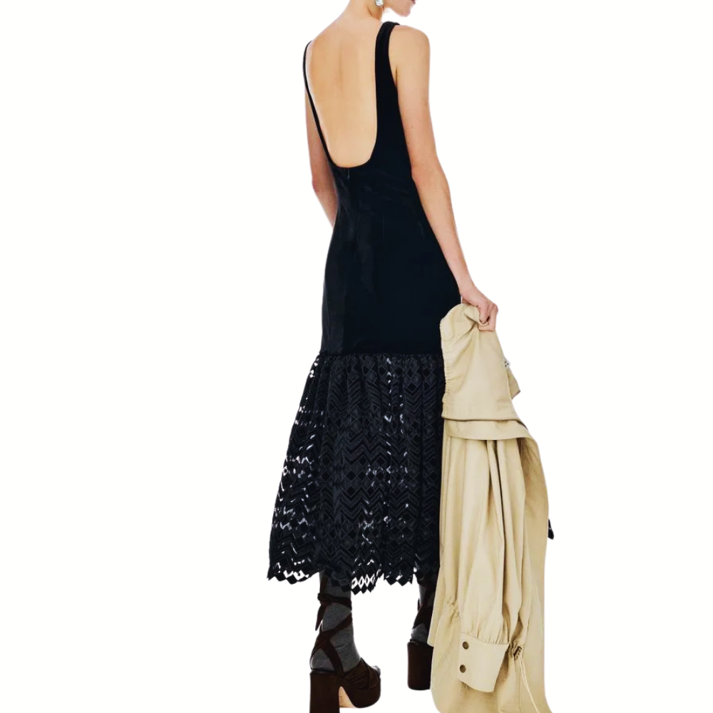 VESTIDO GUIPURE GEO ISIS