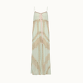 VESTIDO LONGO ALÇA CHIFFON COM RENDA