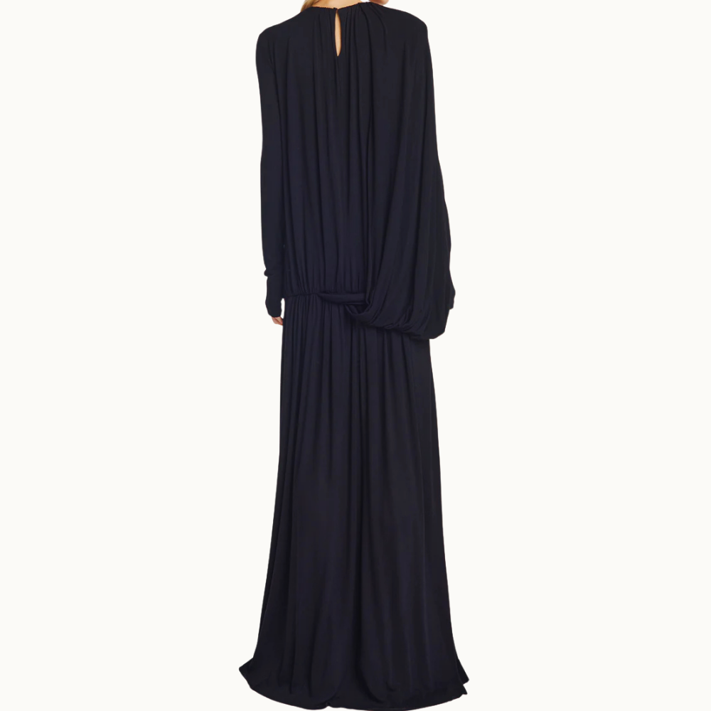 VESTIDO LONGO AMPLO MANGA LONGA