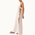 VESTIDO LONGO COM ABERTURA LATERAIS