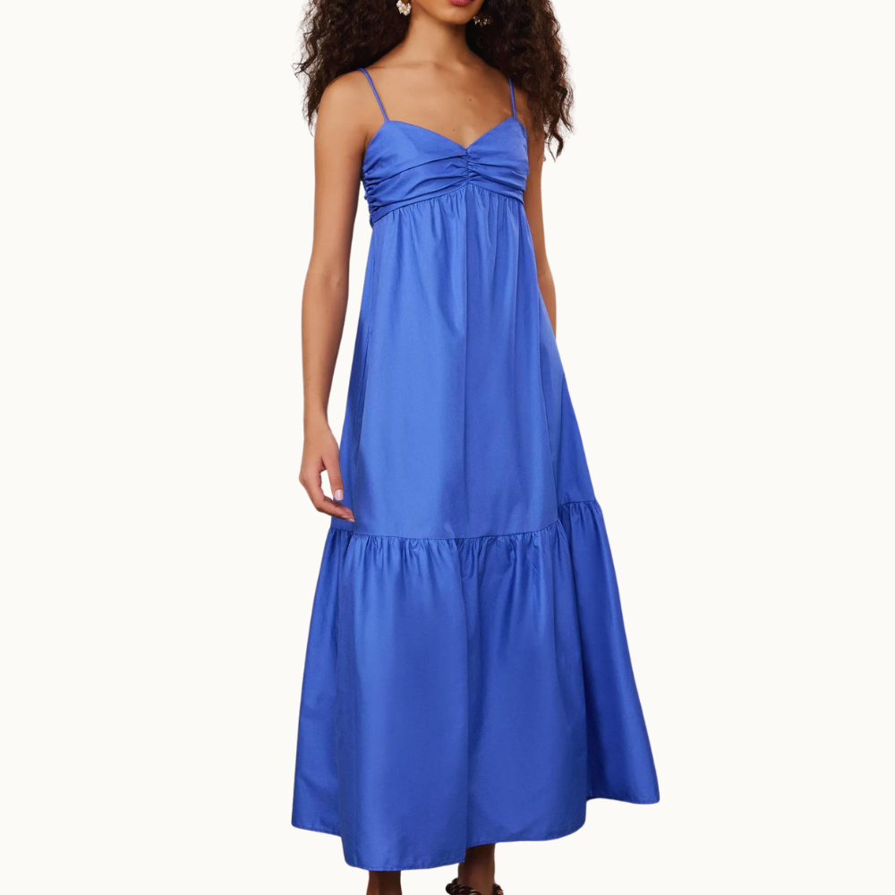 VESTIDO DE ALGODÃO LONGO