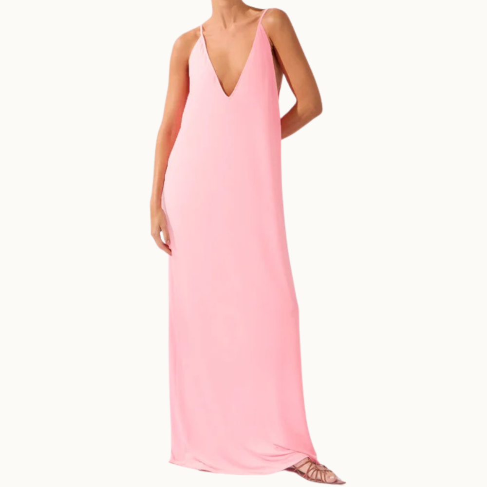 VESTIDO LONGO DECOTE COSTAS