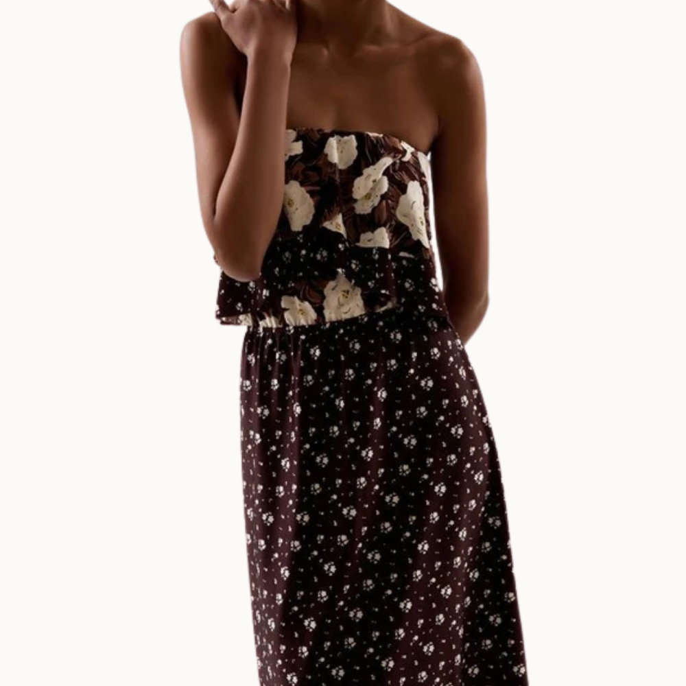 VESTIDO LONGO ESTAMPADO MAYA