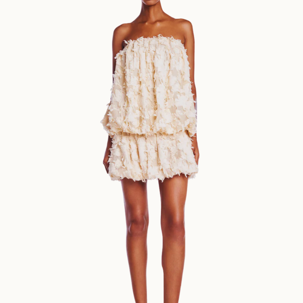 VESTIDO TOMARA QUE CAIA BALONÊ CURTO