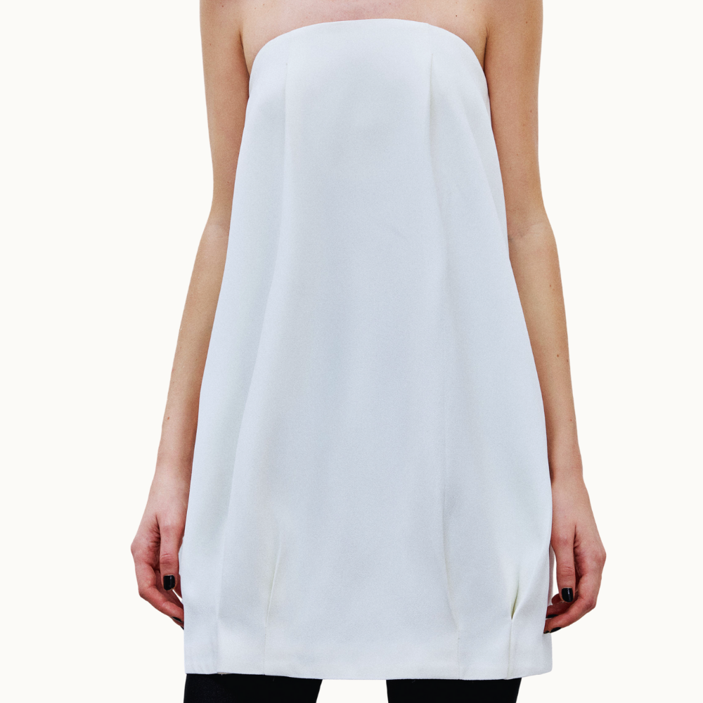 VESTIDO CREPE RUSH JORDANA