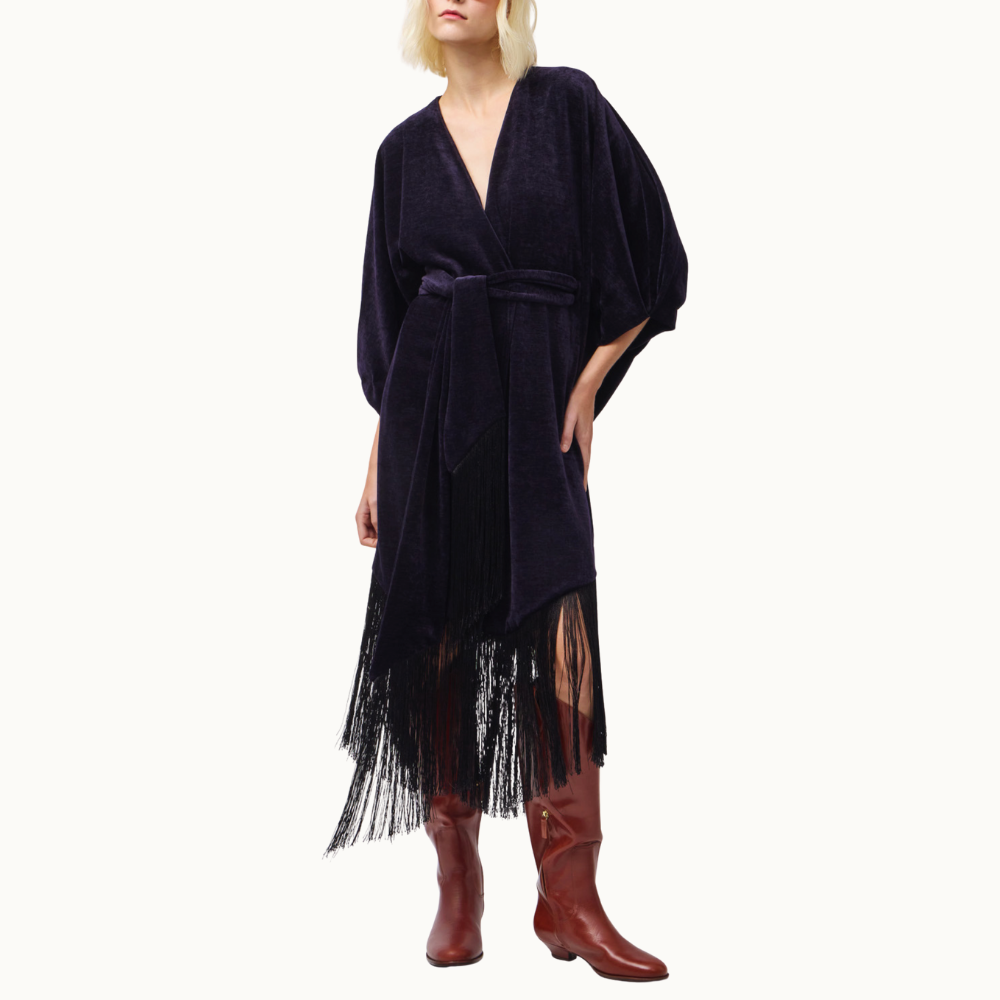 VESTIDO JERSEY VELVET CRIS