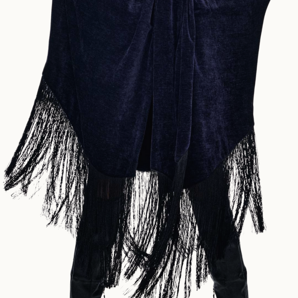 VESTIDO JERSEY VELVET CRIS