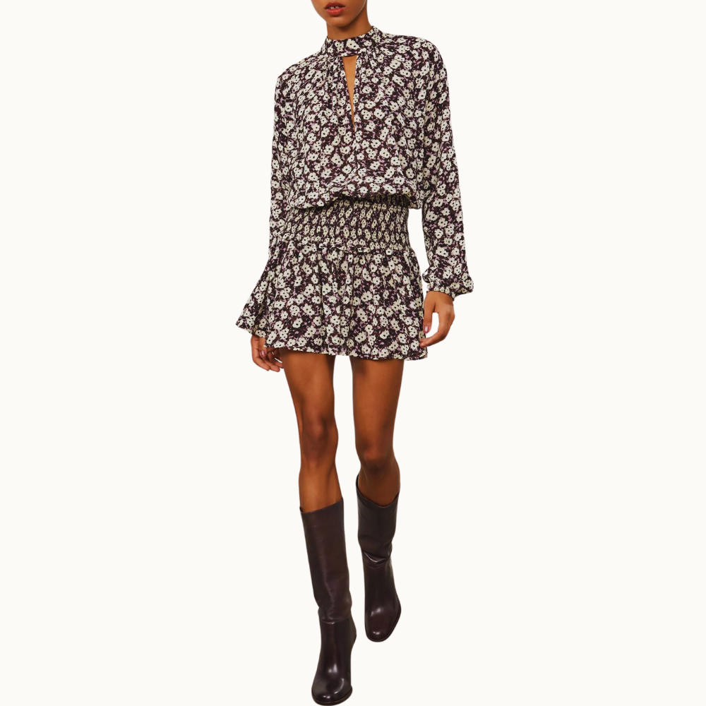 VESTIDO CURTO ESTAMPADO