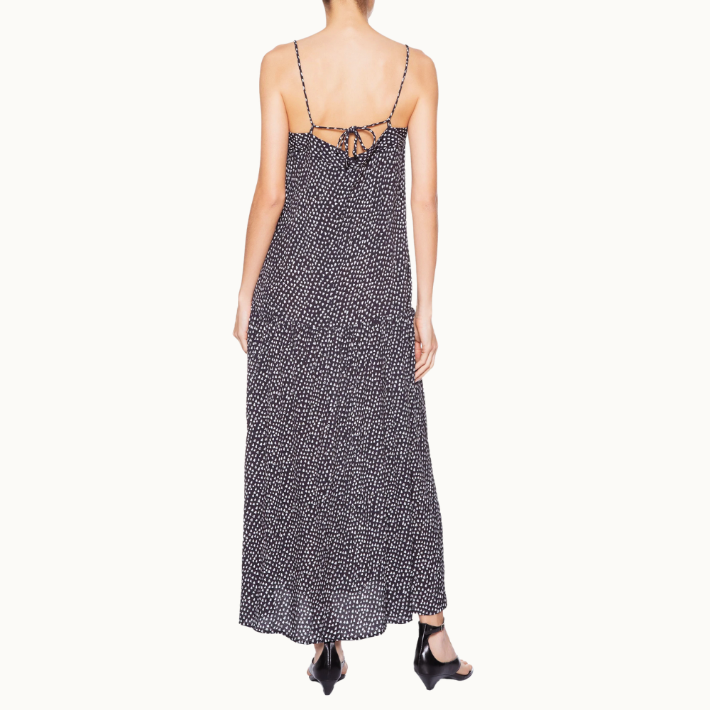 Vestido Longo Textura Palheta