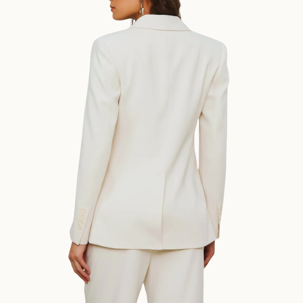 BLAZER COM LAPELA ARREDONDADA
