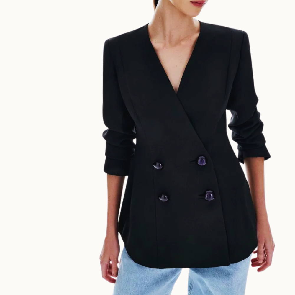 BLAZER CREPE STACATTO ZOE