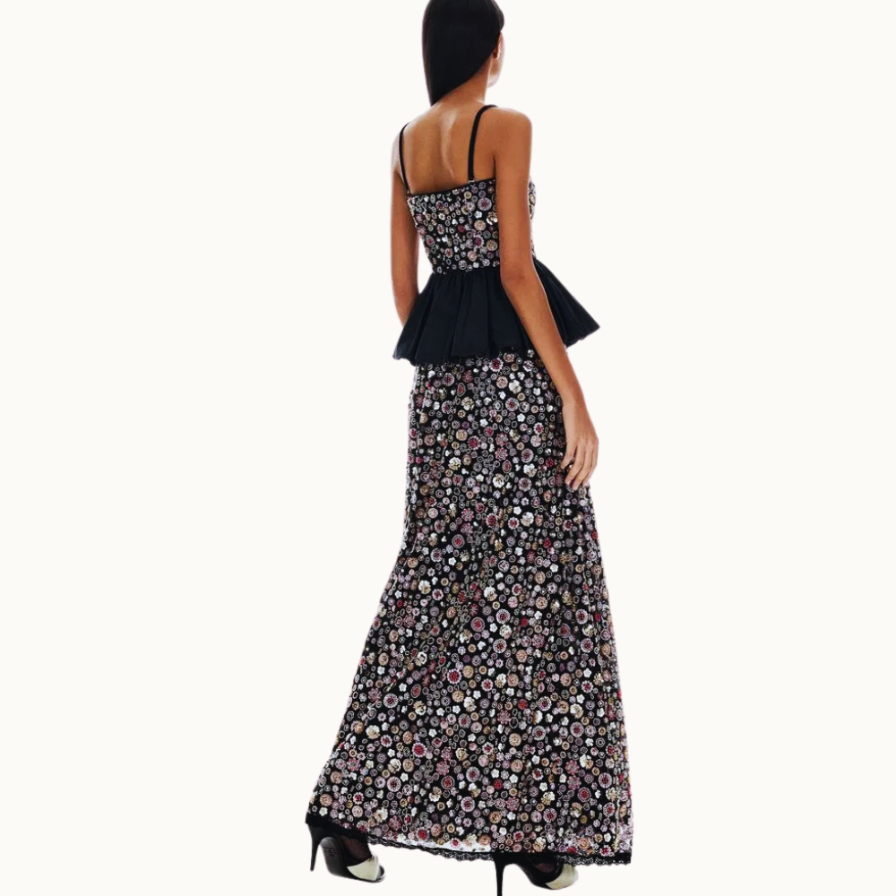 BLUSA TULE PRIMAVERA IZA