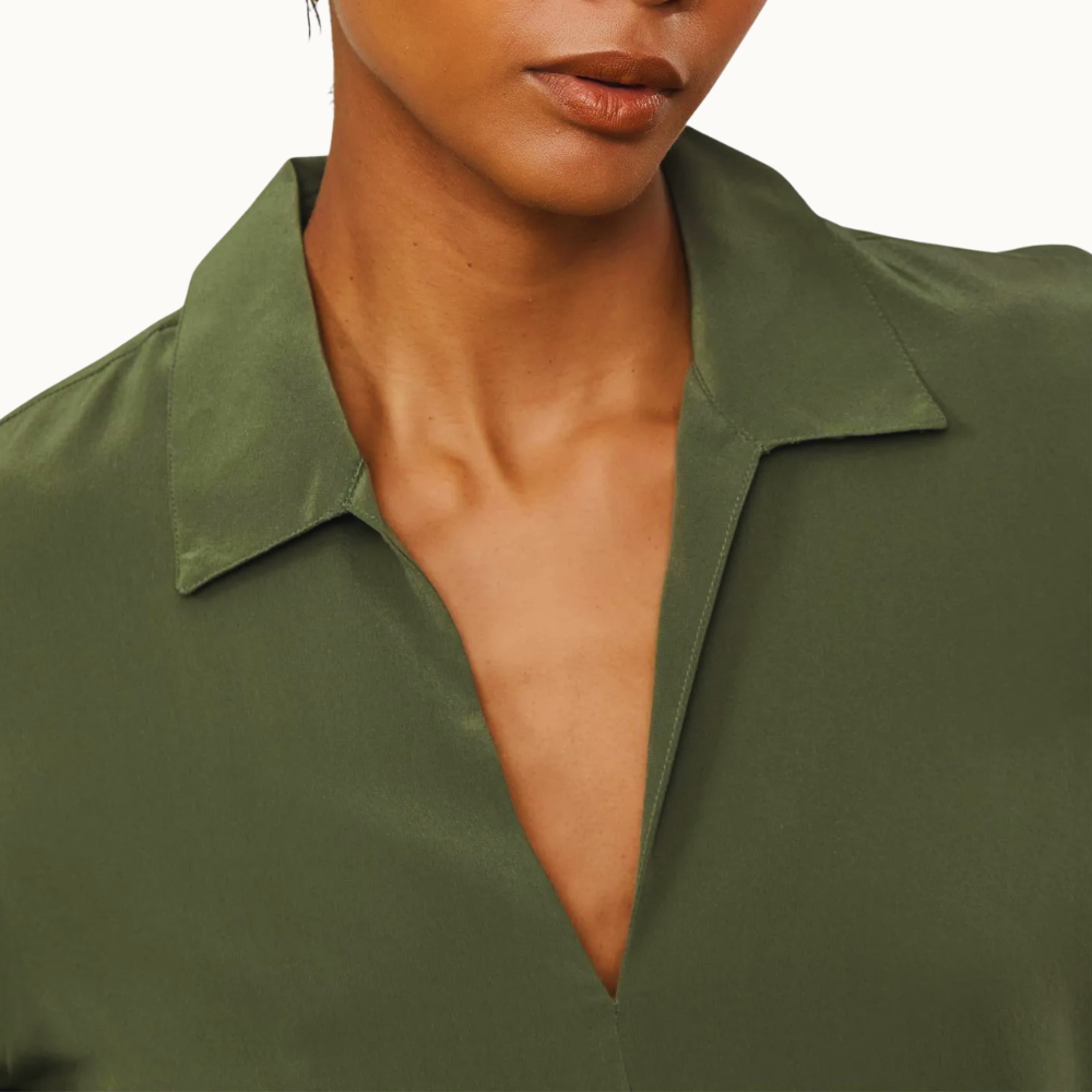 CAMISA POLO DE SEDA