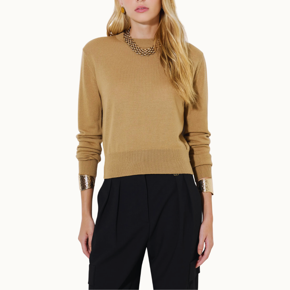 BLUSA PULL THEODORA KHAKI