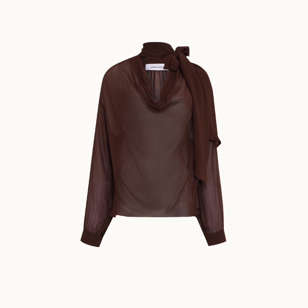 BLUSA SEDA LONGI