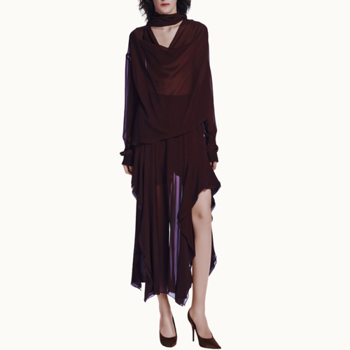 BLUSA SEDA LONGI