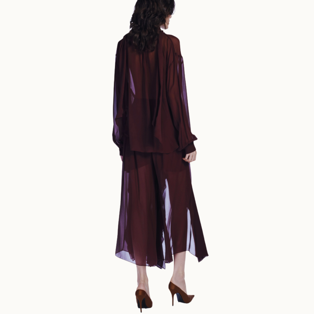 BLUSA SEDA LONGI
