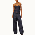 BLUSA SEM ALÇA JEANS RAW