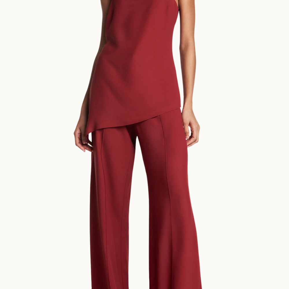 CALÇA ALFAIATARIA PERNA RETA FRISO FRONTAL PATOU