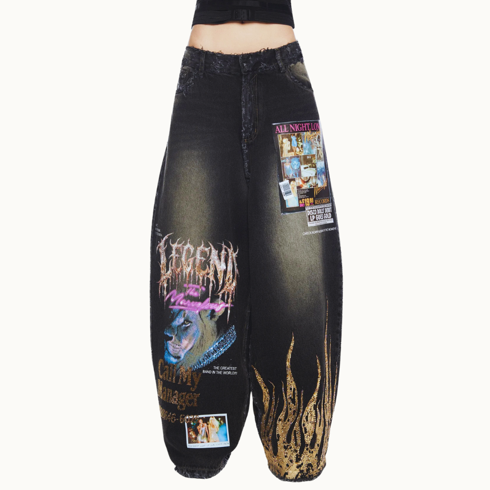 CALÇA JEANS DISCO DOLLS