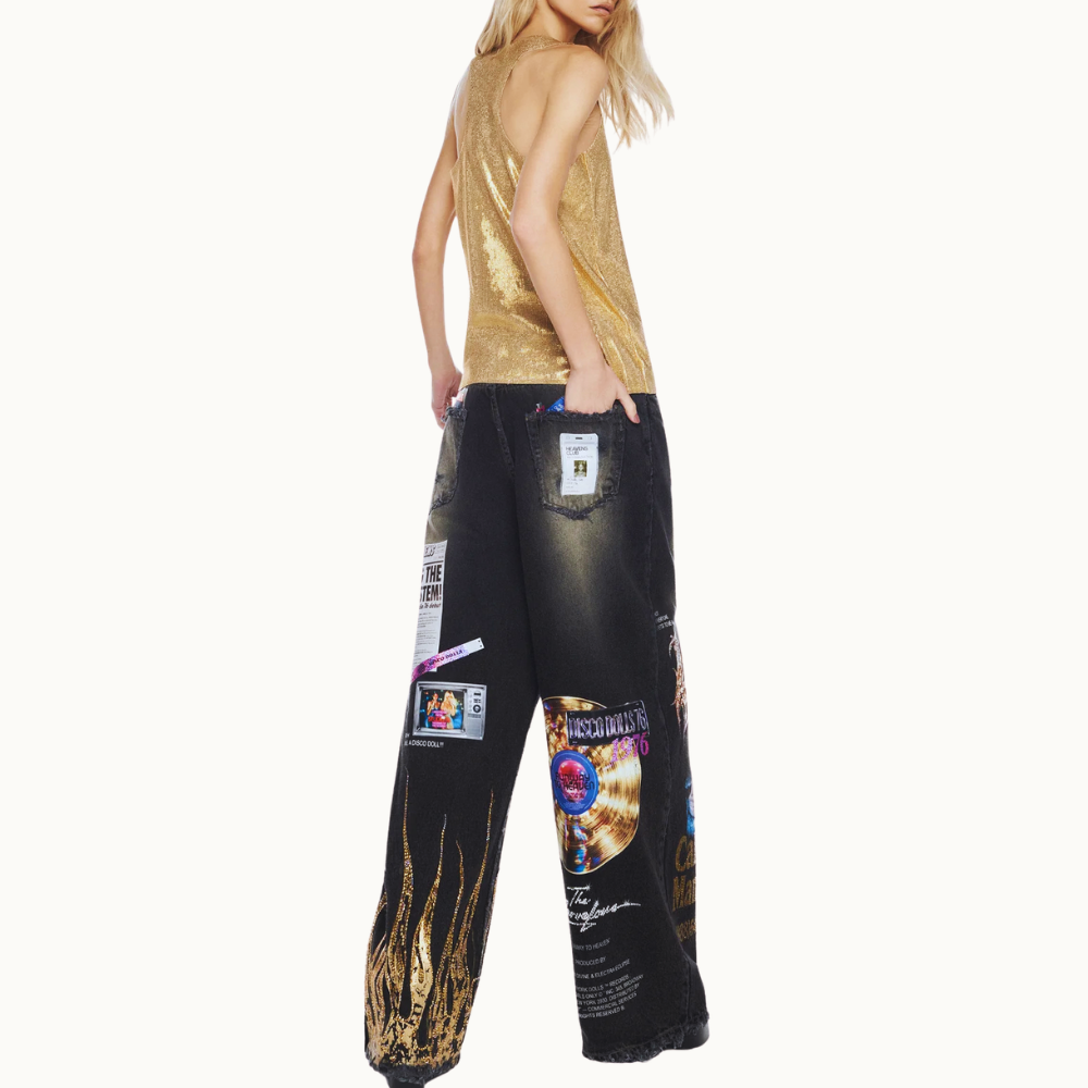 CALÇA JEANS DISCO DOLLS