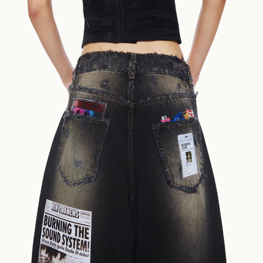 CALÇA JEANS DISCO DOLLS