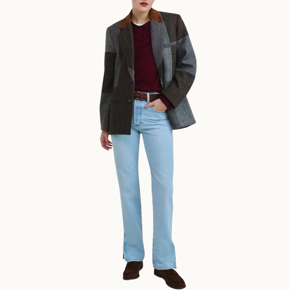 CALÇA JEANS FENDA MALU