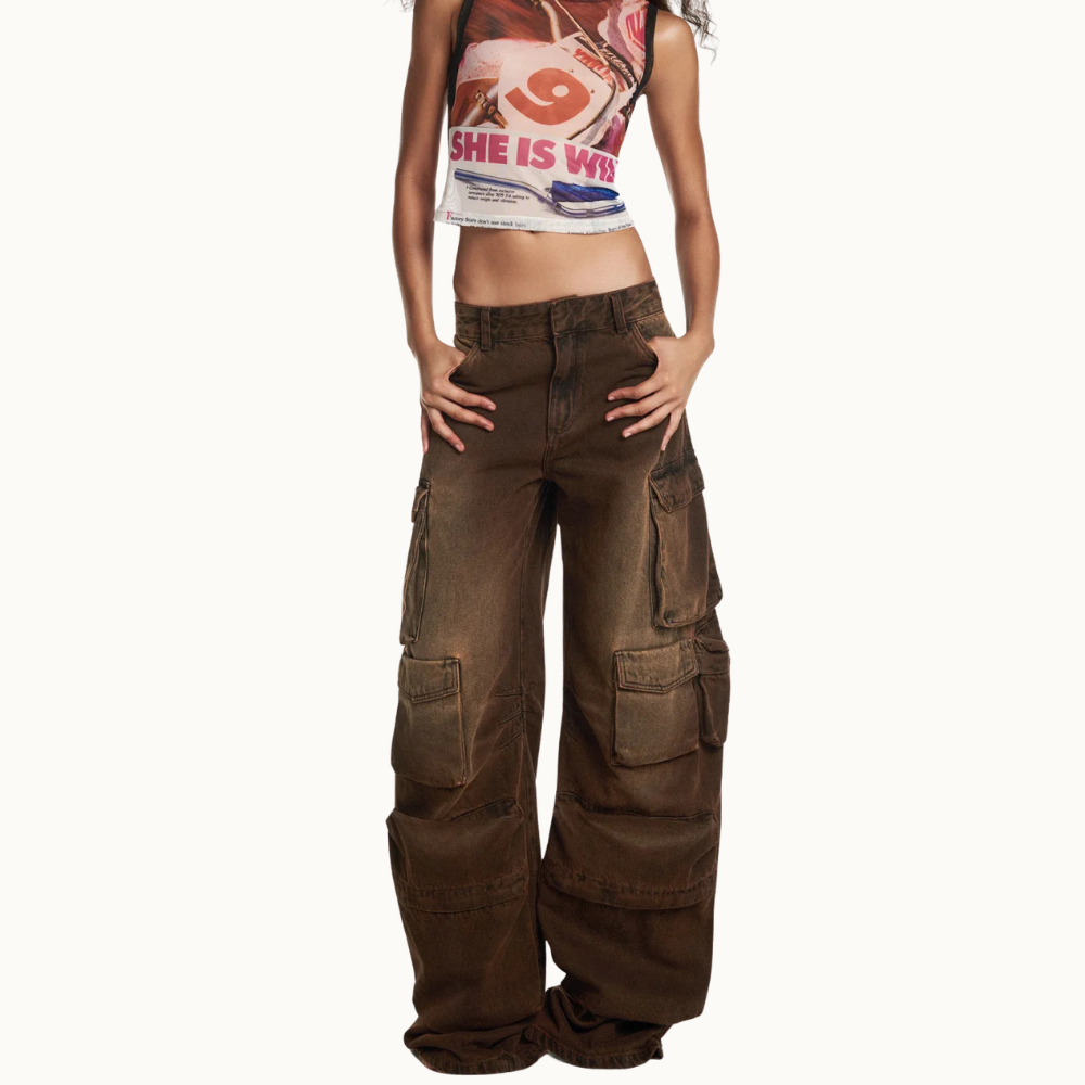 CALÇA MÚLTIPLOS BOLSOS