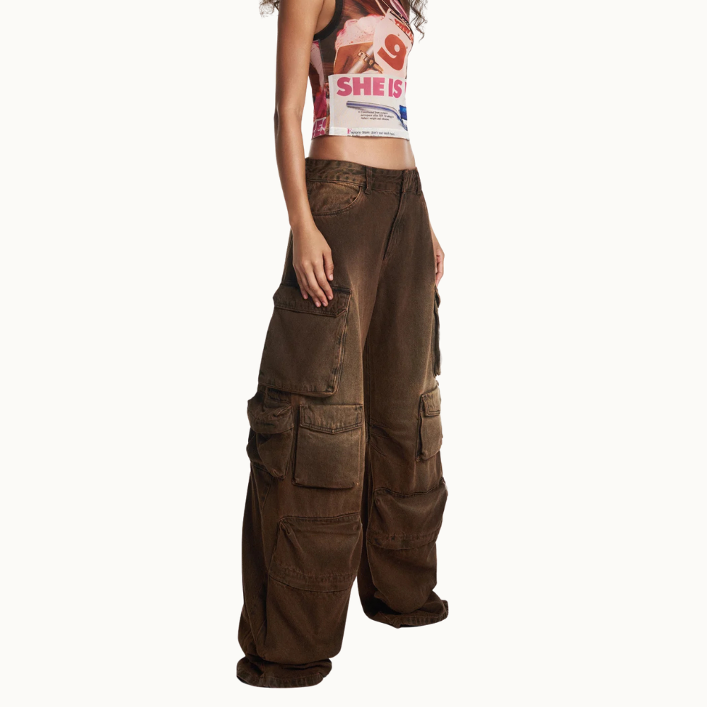 CALÇA MÚLTIPLOS BOLSOS