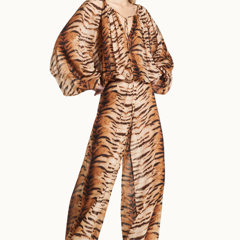 CALÇA PANTALONA ALGODÃO TIGRE