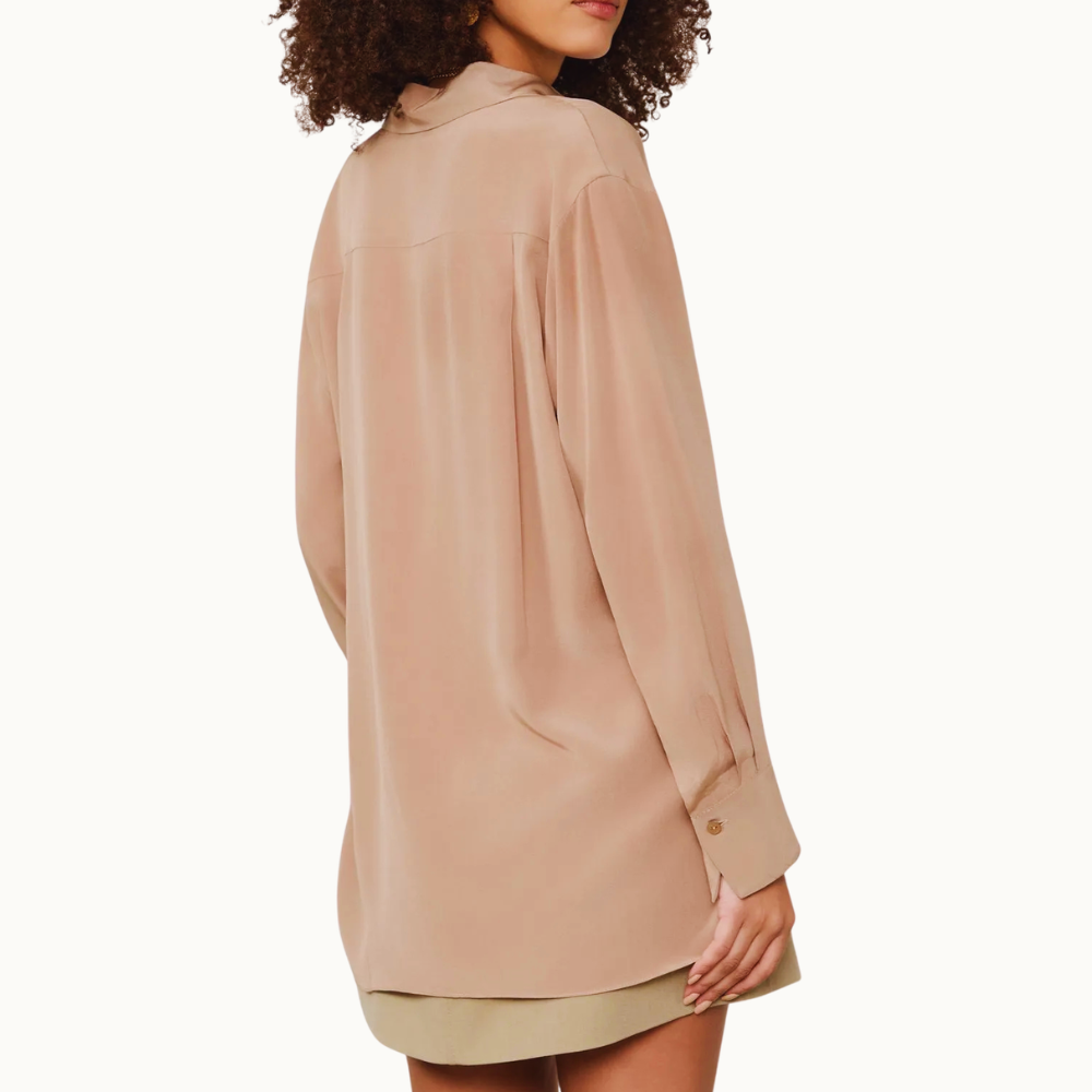 CAMISA DE SEDA AMPLA