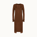 CARDIGAN LONGO RITA TRICOT CAMEL