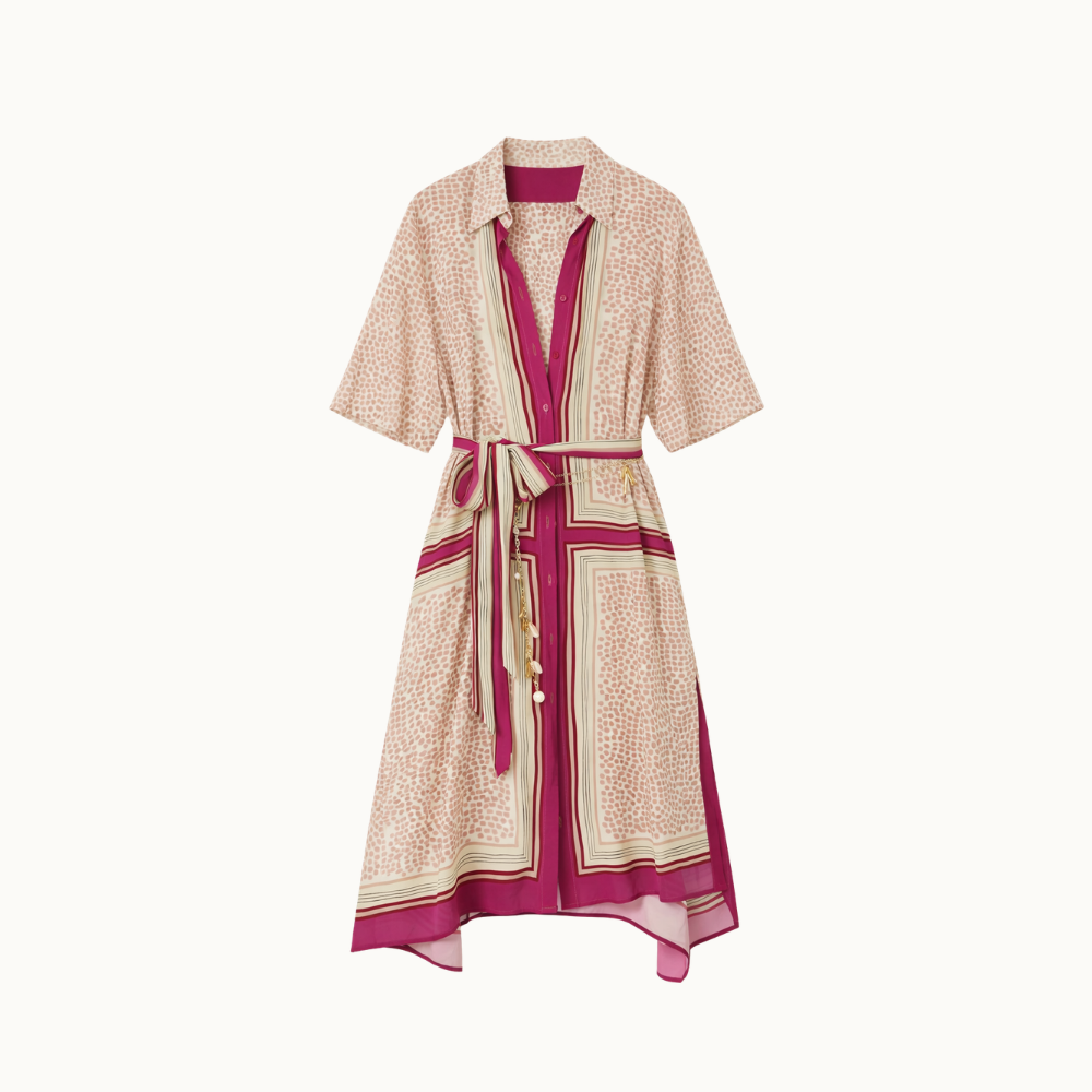 CHEMISE MIDI COM AMARRAÇÃO