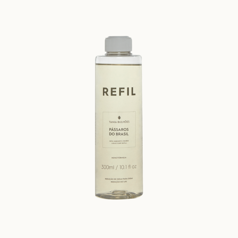 Pássaros do Brasil Refil Sabonete Líquido 300ml