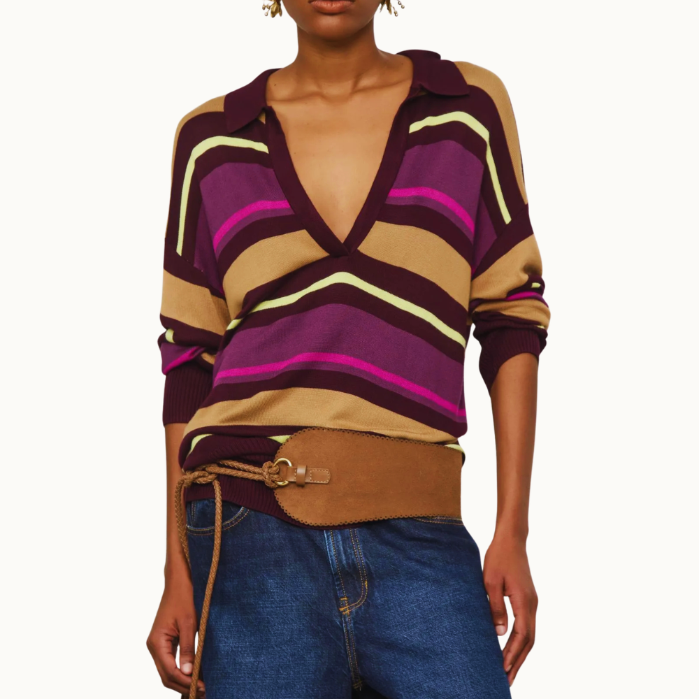 BLUSA POLO DE TRICOT LISTRA