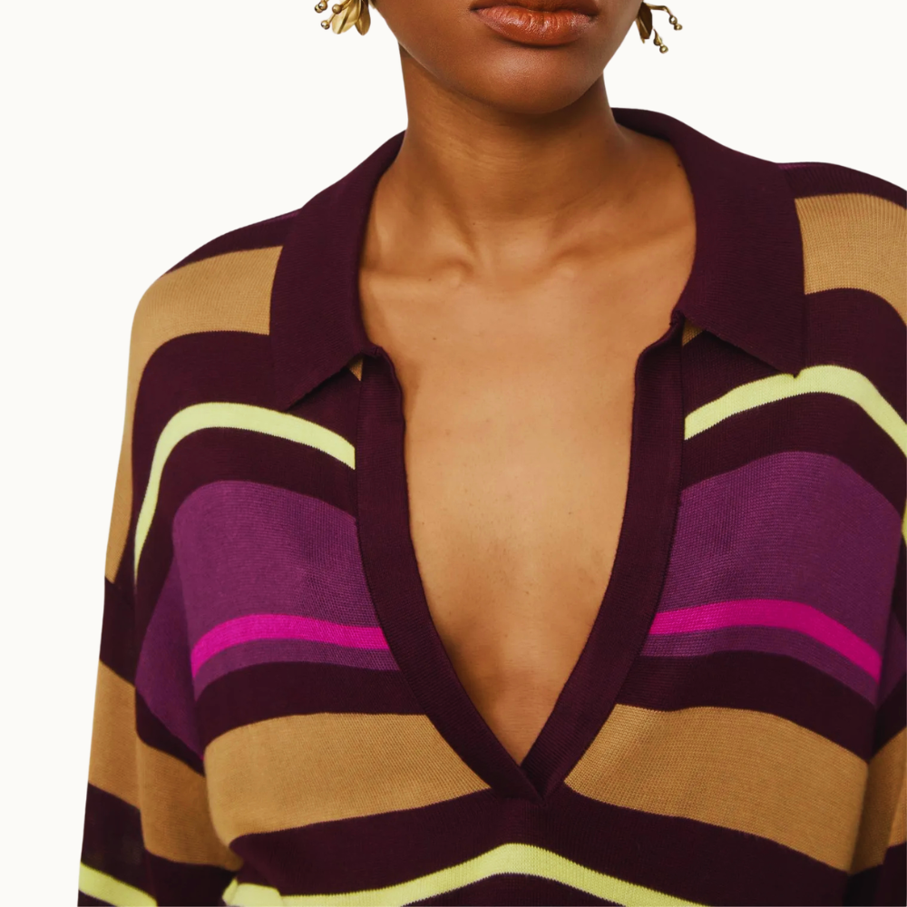 BLUSA POLO DE TRICOT LISTRA