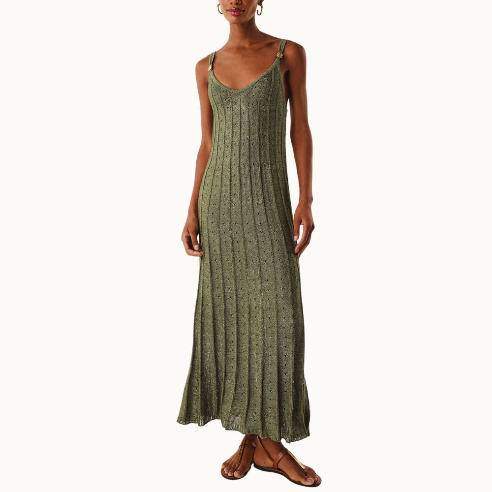 VESTIDO LONGO SARAH TRICOT