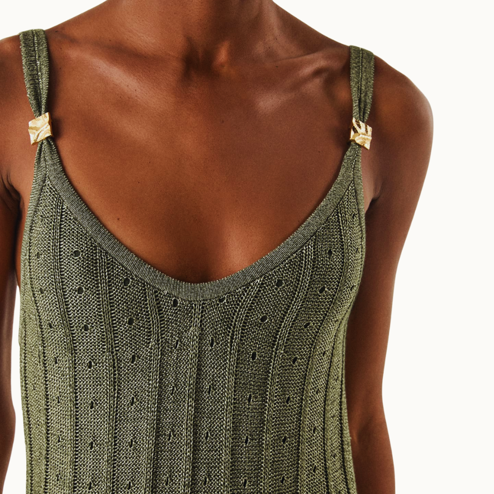 VESTIDO LONGO SARAH TRICOT